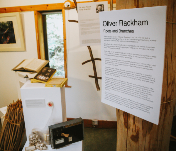 Oliver Rackham exhibition at the Green Wood Centre